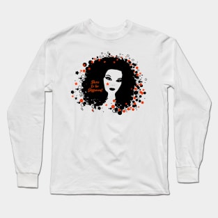 Dare to be different vector girl Long Sleeve T-Shirt